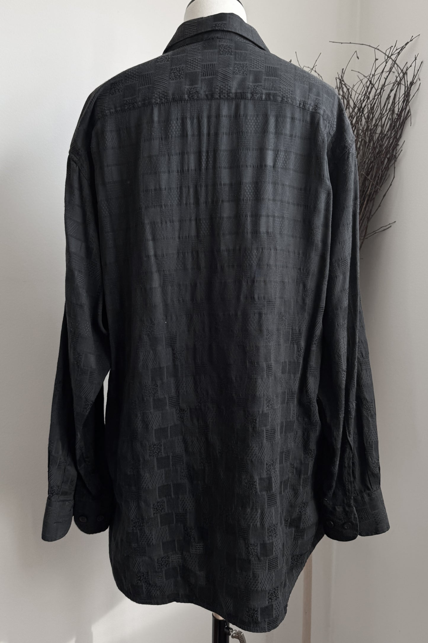 Vintage oversized Hemd, Struktur, M-XL theplaincircle vintage