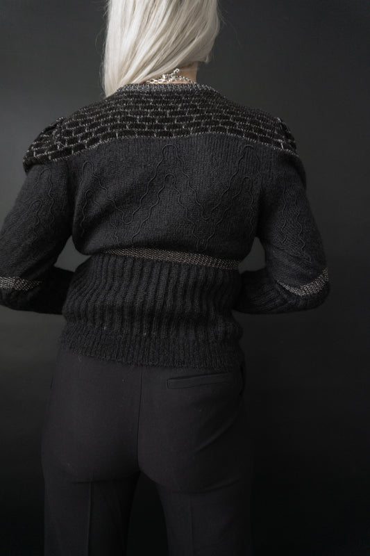 Pullover Mohair Lurex XS–M - theplaincircle vintage