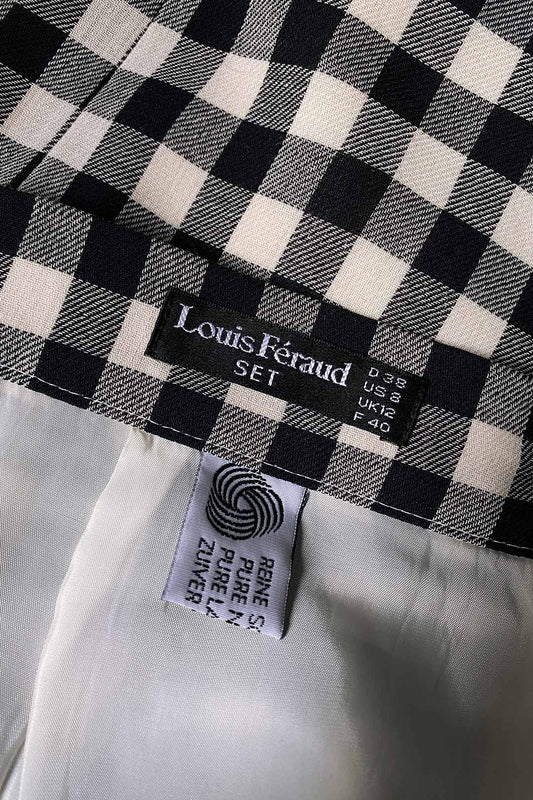 Louis Féraud Rock Vichy-Karo - theplaincircle vintage