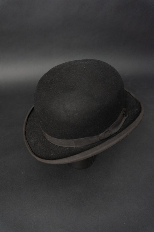 Bowler Hut, London, Schwarz, 55 theplaincircle vintage