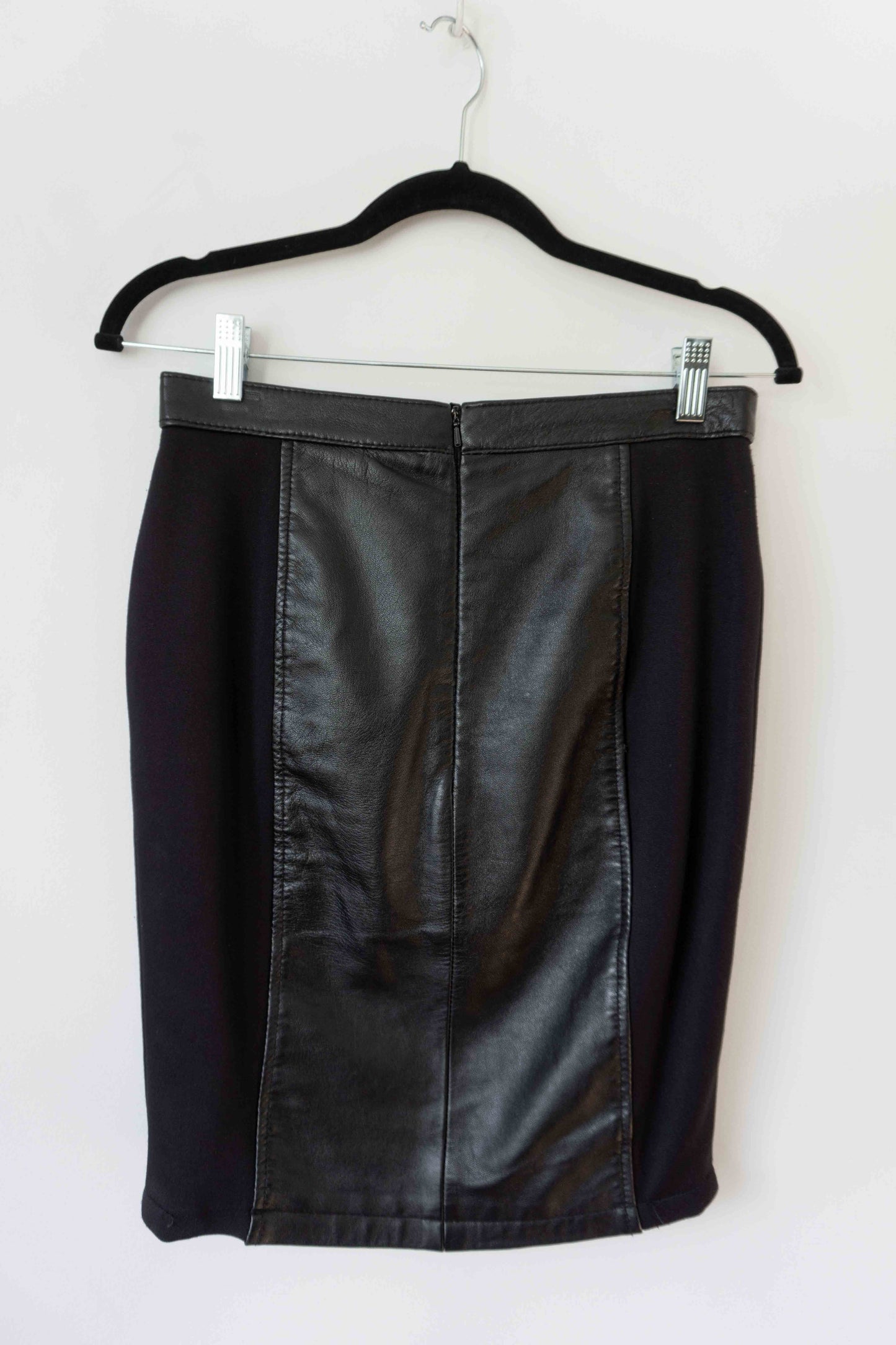 Lederrock Schwarz, S–M theplaincircle vintage