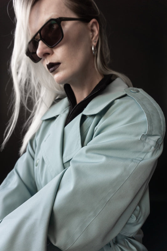 80s Trenchcoat Mint, S–L theplaincircle vintage