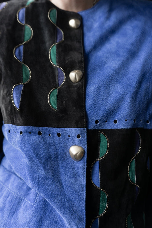 80s Deadstock Lederjacke, S–M theplaincircle vintage