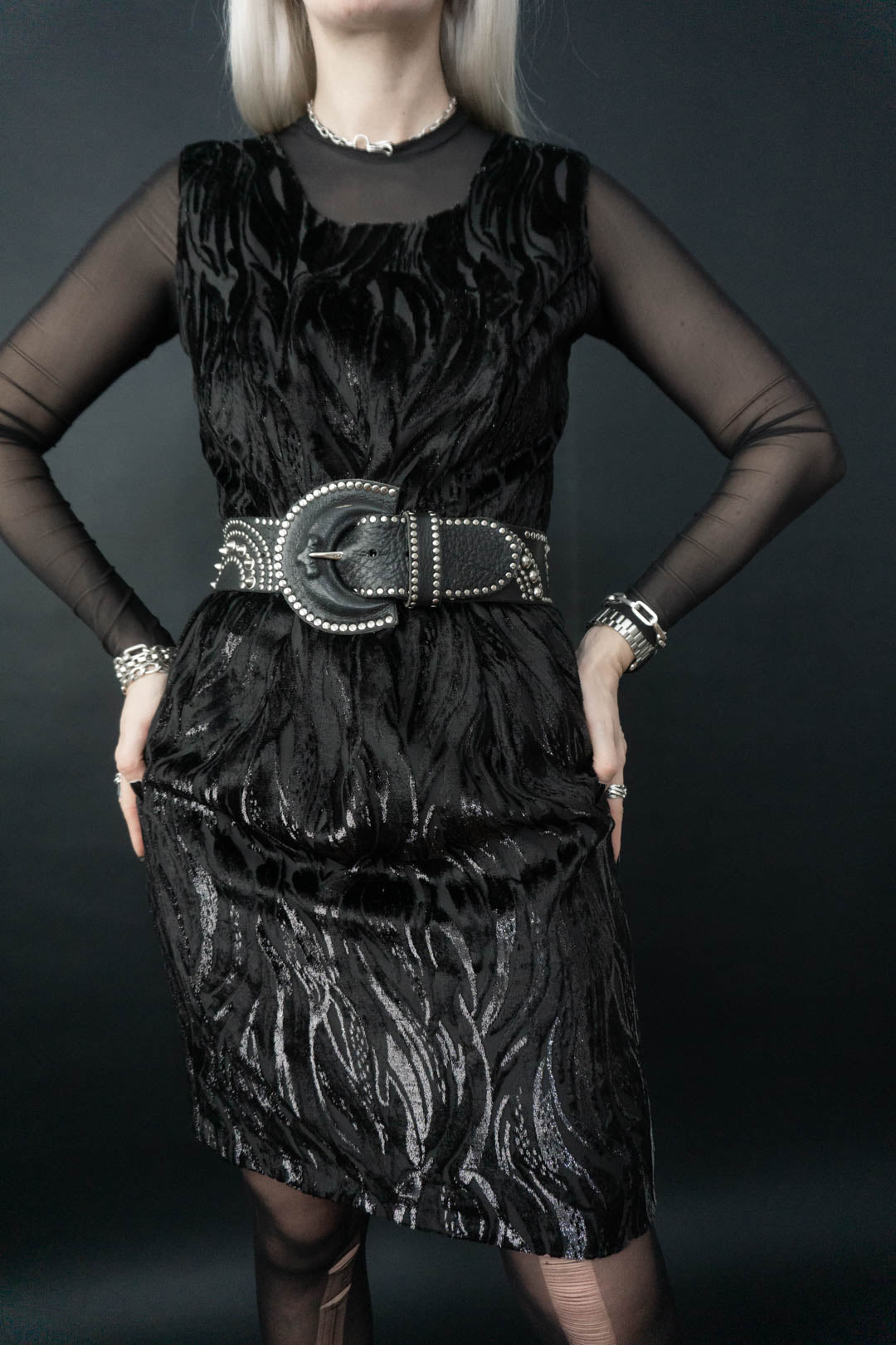 Witchy Kleid Lurex, M–L theplaincircle vintage