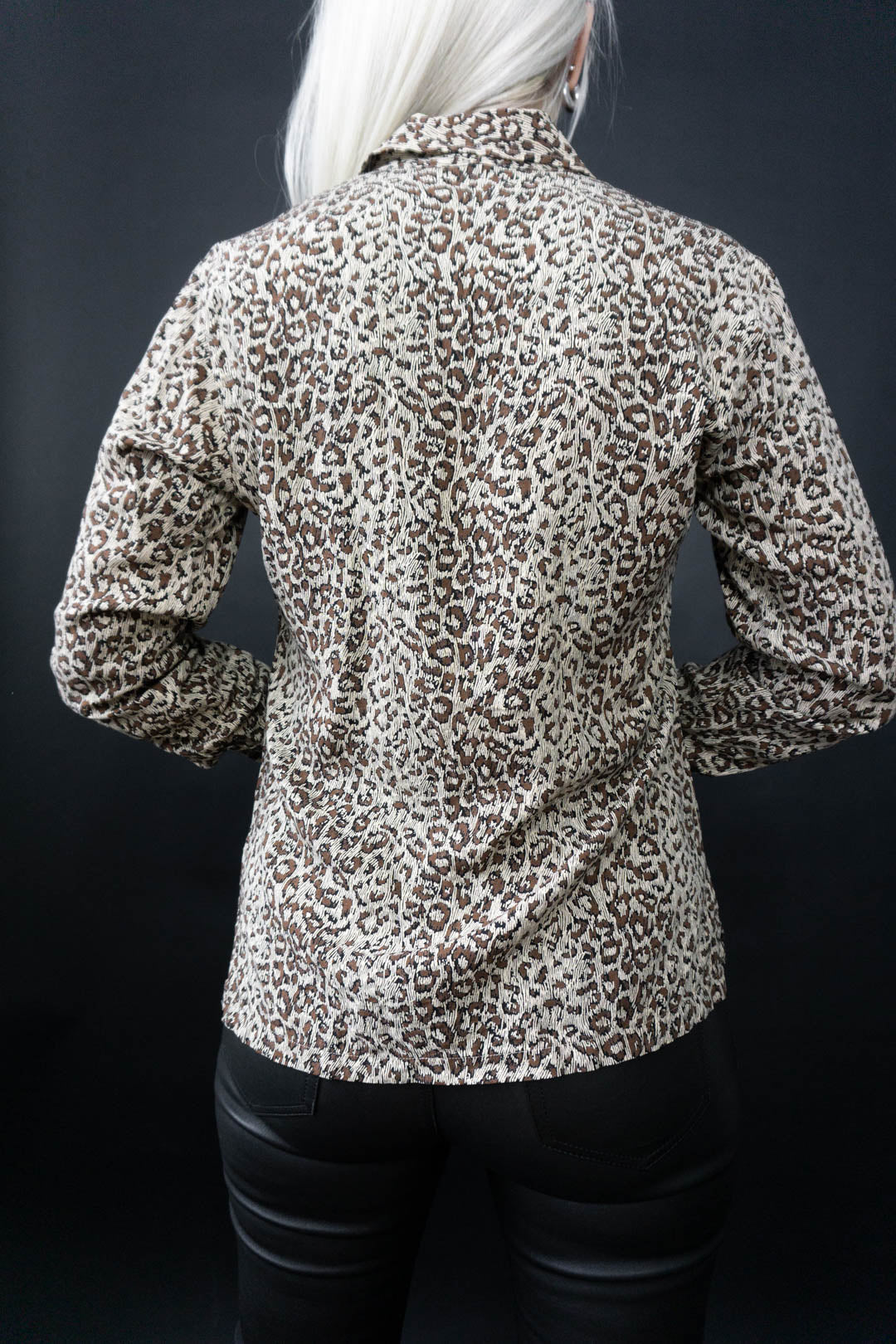 Bluse Leopard XS–S theplaincircle vintage