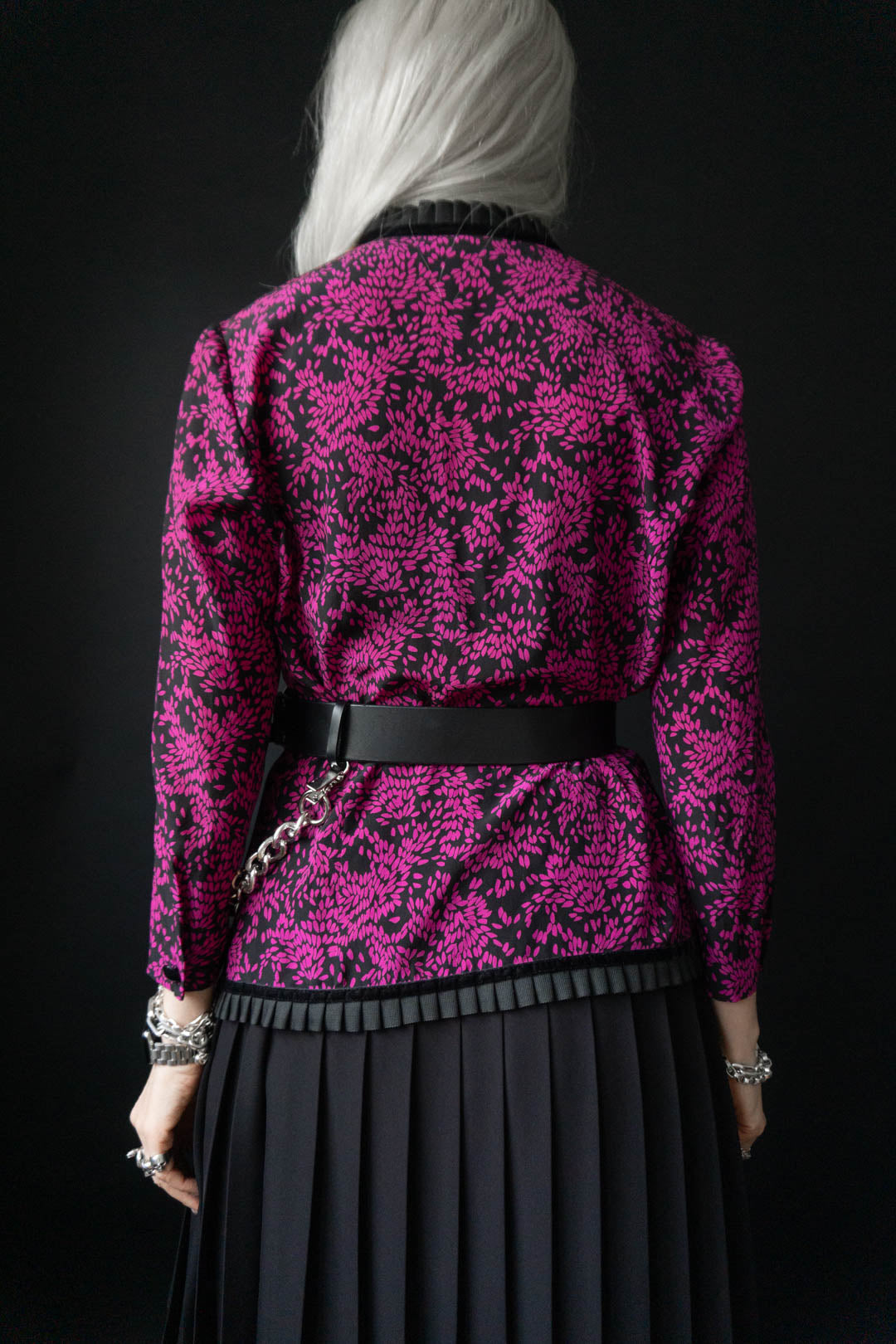 Bluse Seide Pink M–L theplaincircle vintage