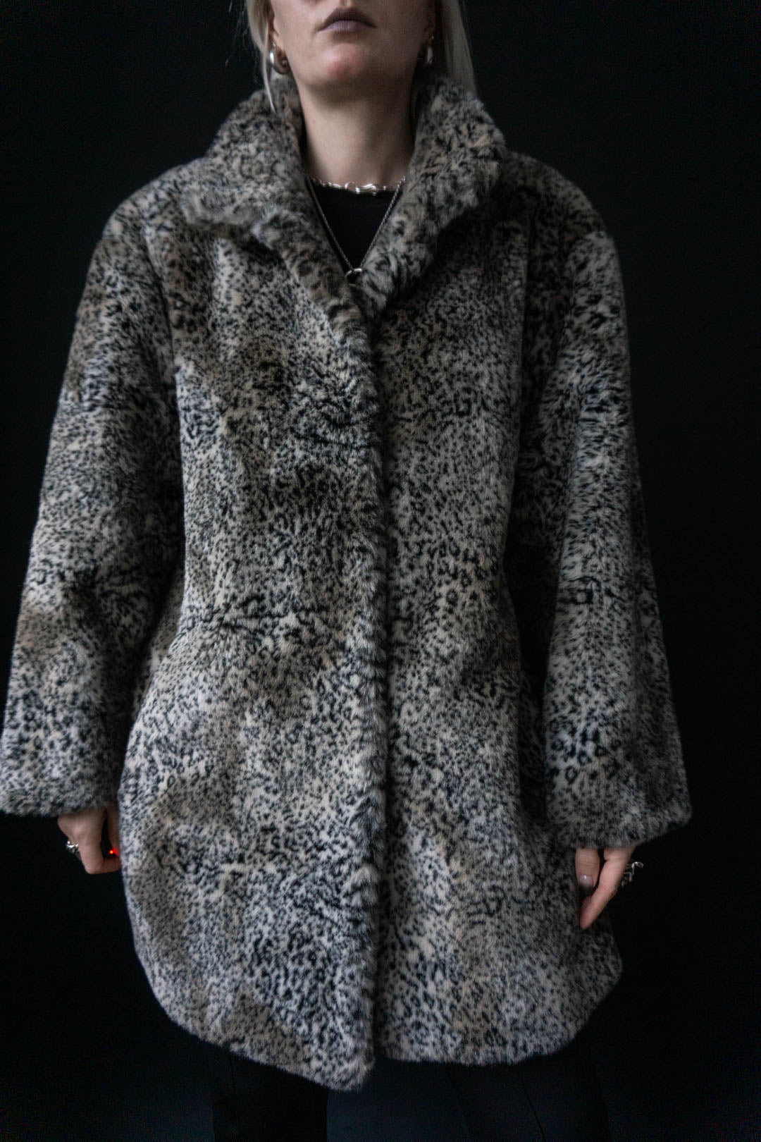 Mantel Fake Fur Leopard M theplaincircle vintage