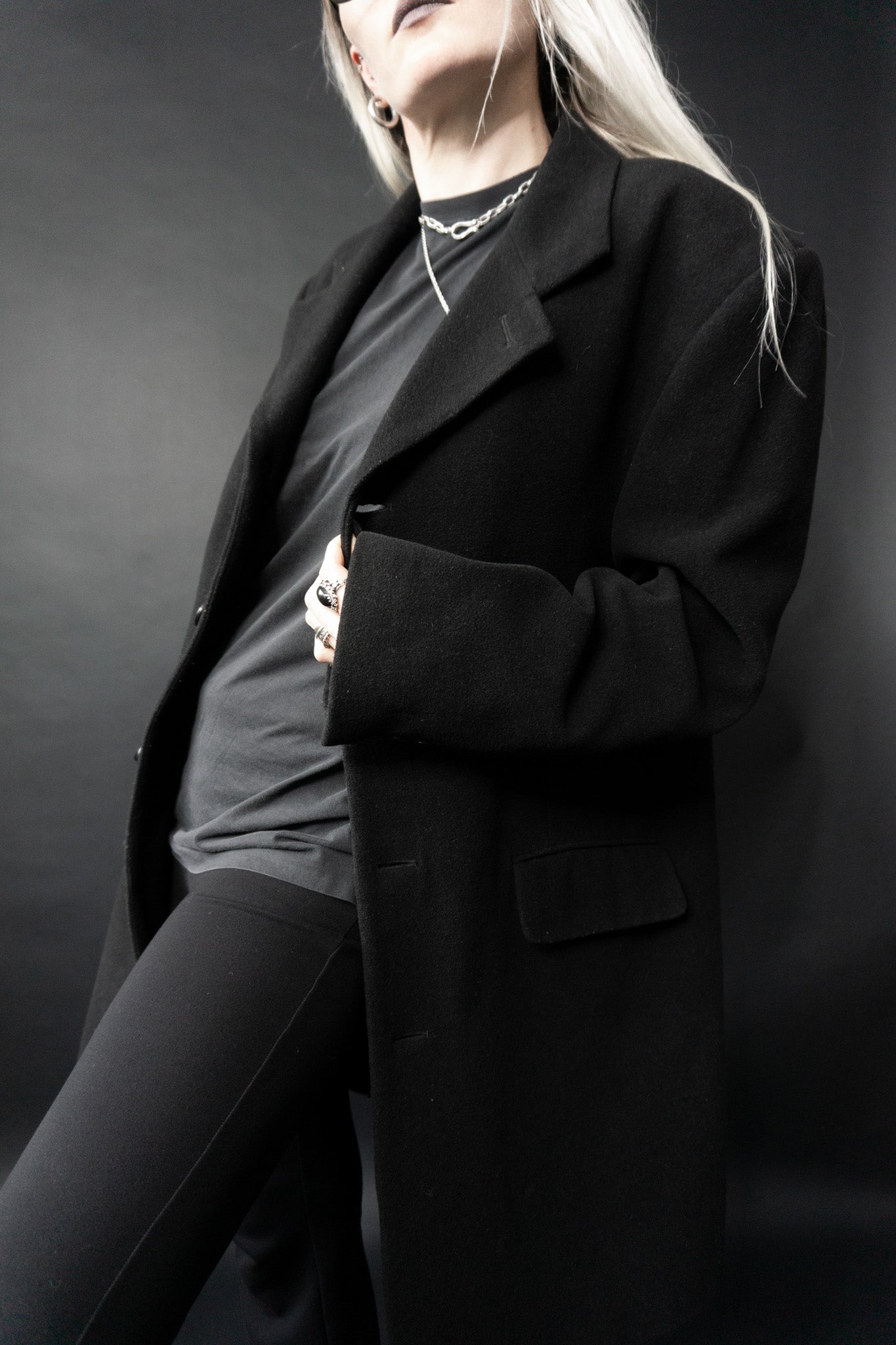 Gothic Wollmantel Kaschmir, M–L theplaincircle vintage