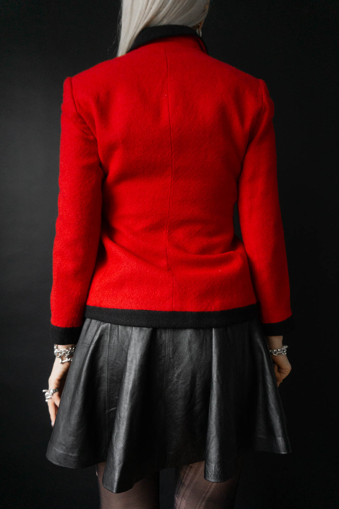 Blazer Rot Schwarz M theplaincircle vintage