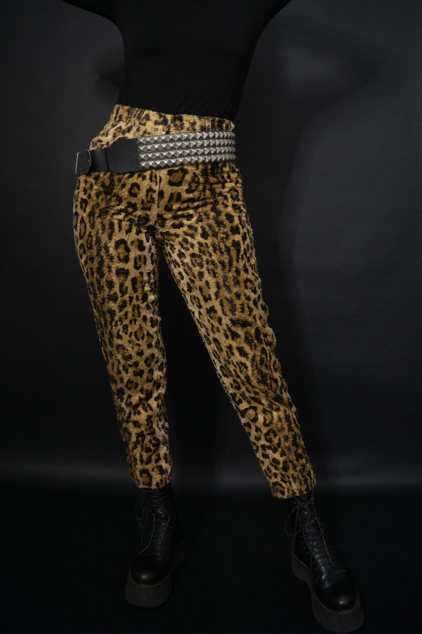 Highwaist Hose, Leopard, XS–S theplaincircle vintage