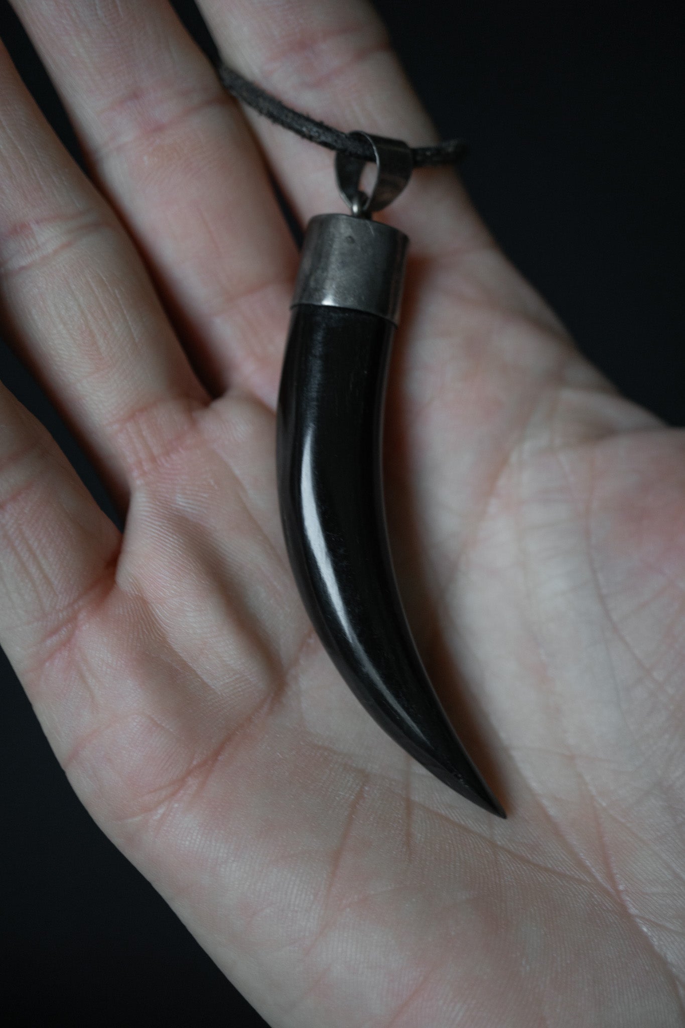 Horn Kette Silber theplaincircle vintage