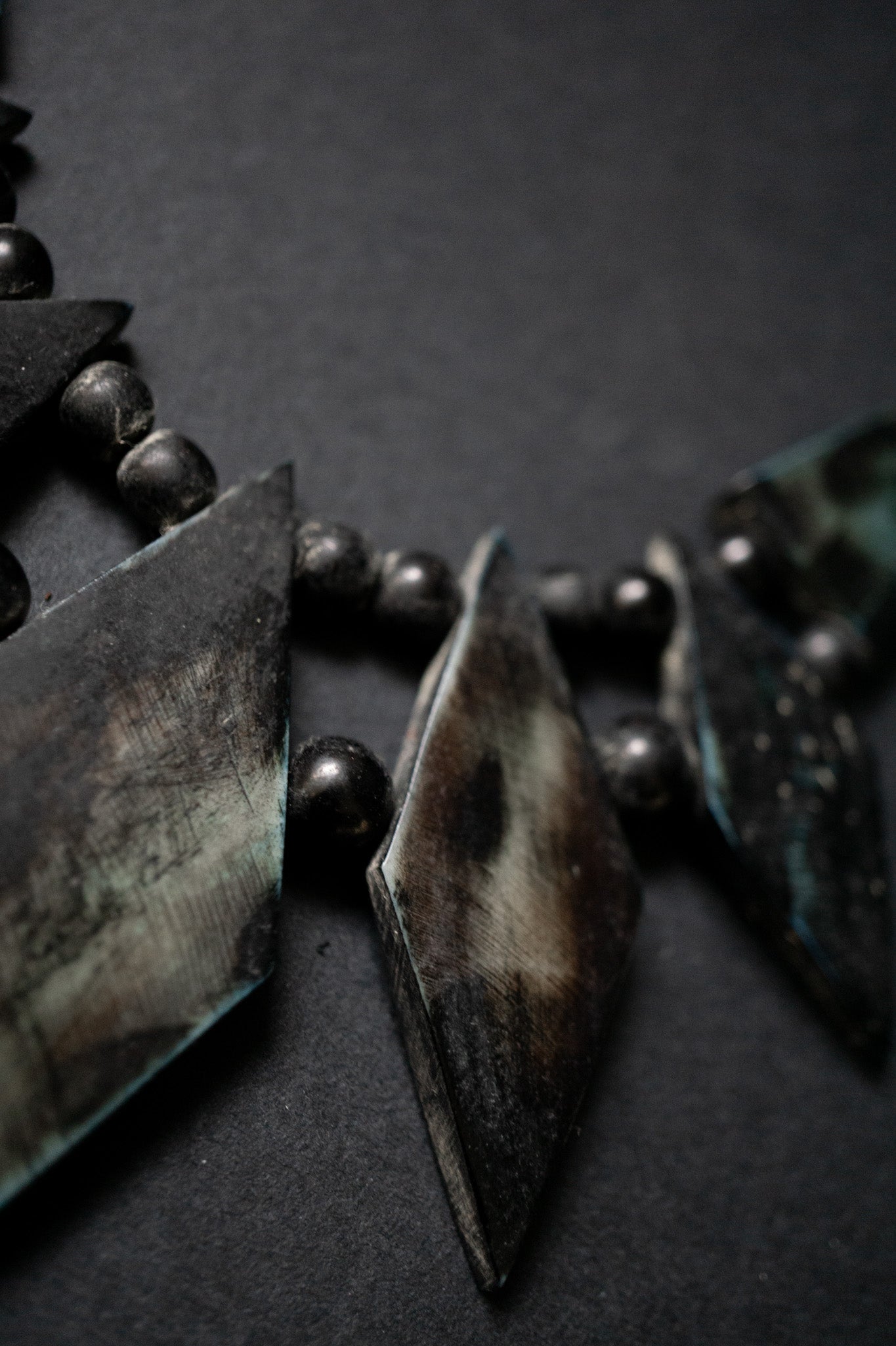 Collier Folklore Steine Halskette theplaincircle vintage