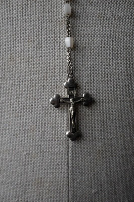 Rosenkranz Achat theplaincircle vintage