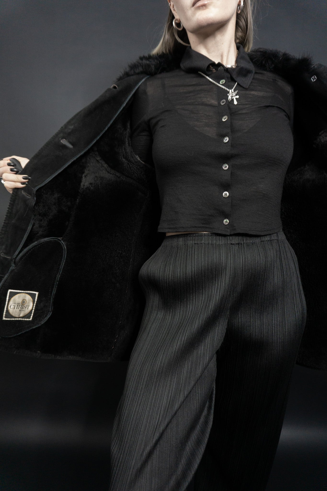 Lammy Kurzmantel S–M theplaincircle vintage