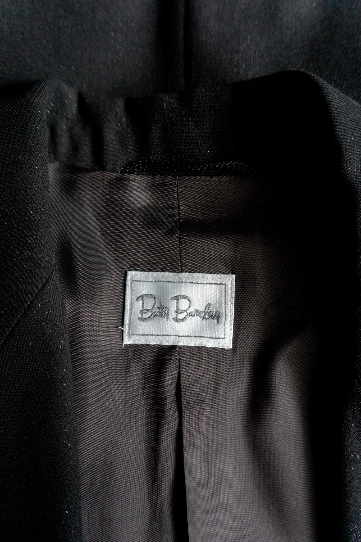 Betty Barclay Blazer, Schwarz, Glitzer, S–M theplaincircle vintage