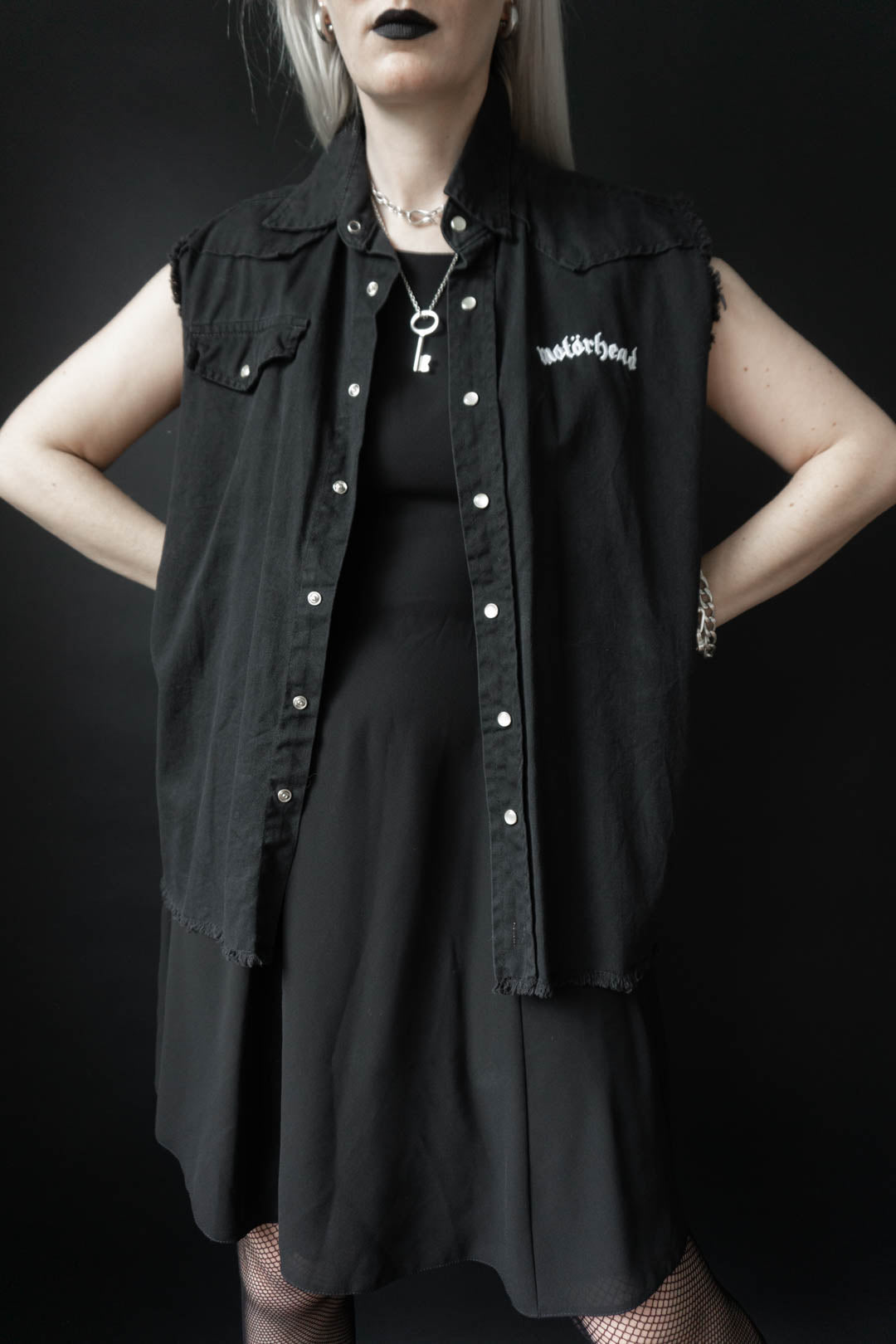 Witchy Minikleid, Rückendetail, S–M theplaincircle vintage