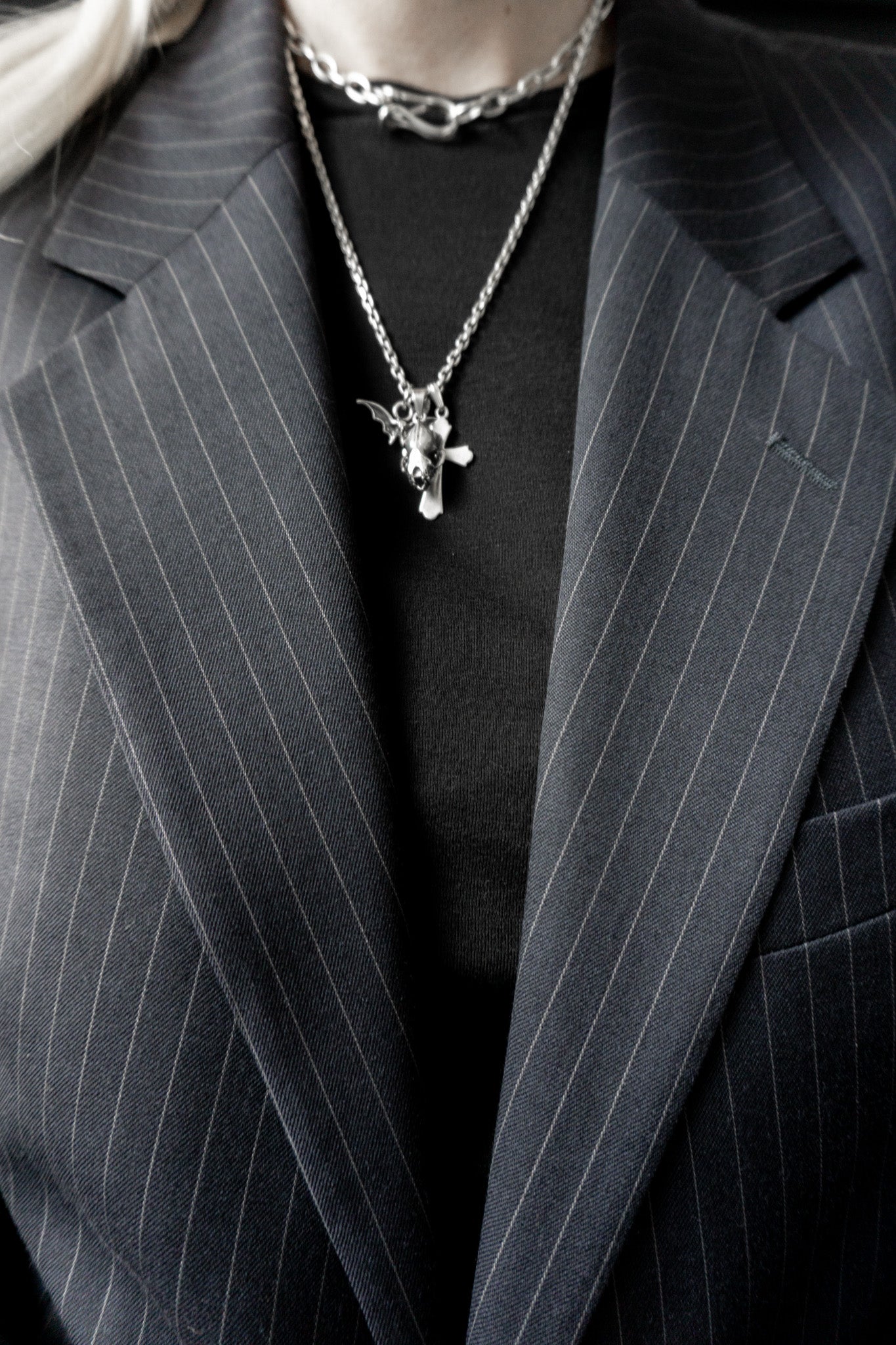 Oversized Blazer, Pinstripe, M–L theplaincircle vintage