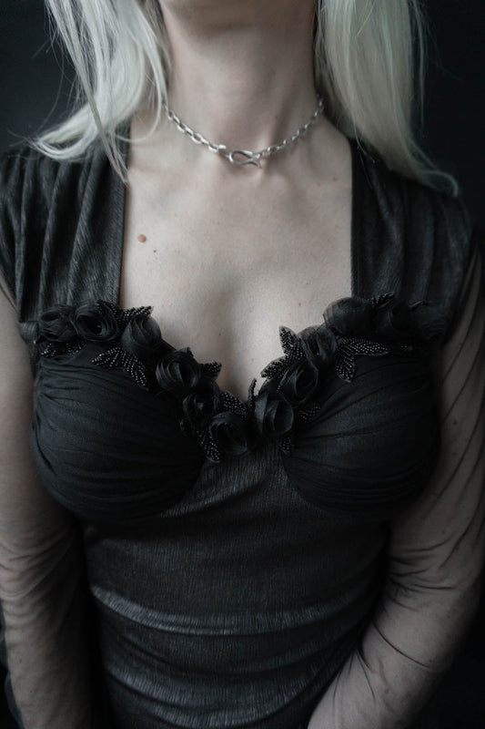 Gothic Kleid Bustier, M–L theplaincircle vintage