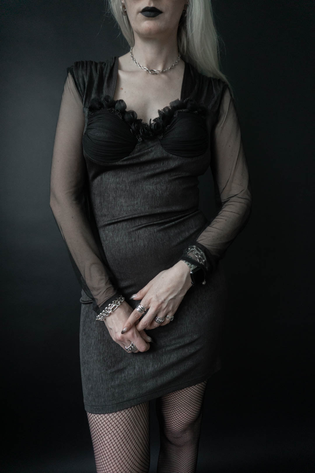 Gothic Kleid Bustier, M–L theplaincircle vintage