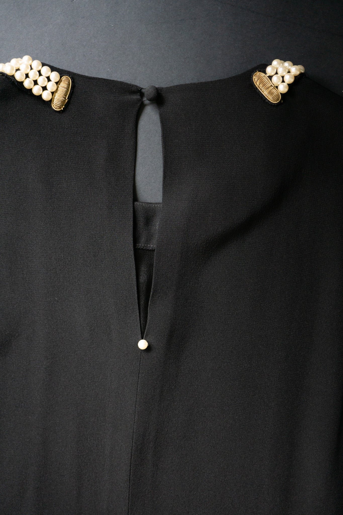 80s Kleid, Schwarz, S–L theplaincircle vintage