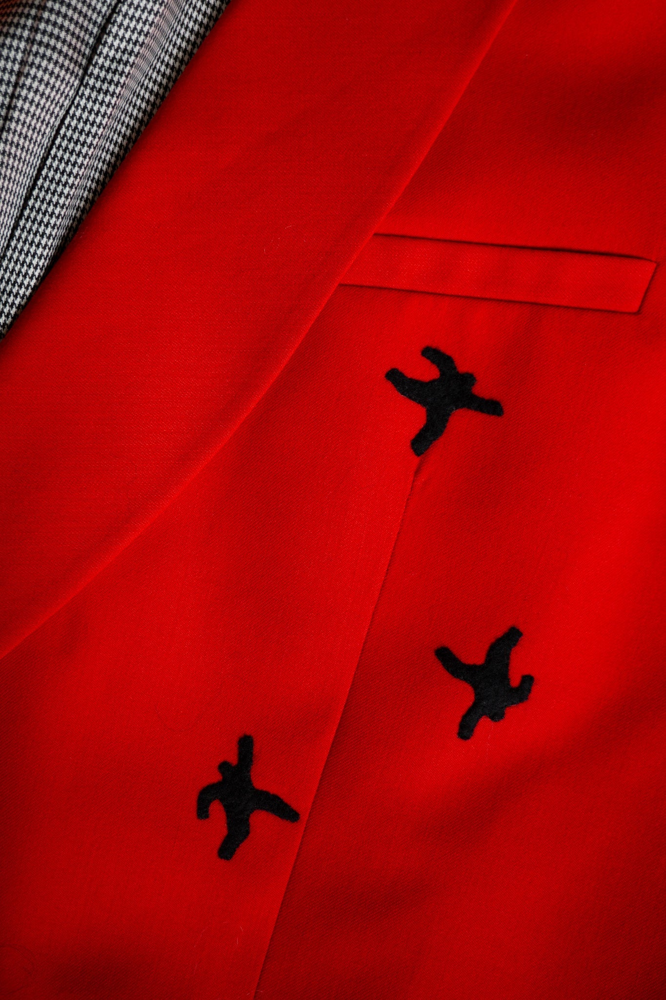 80s Oversized Blazer, "Suicide", Rot, M–XL theplaincircle vintage