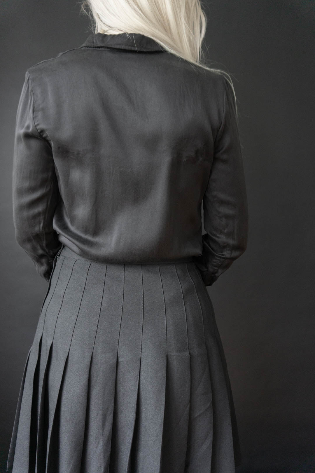 BALMAIN Bluse Seide XS–S theplaincircle vintage