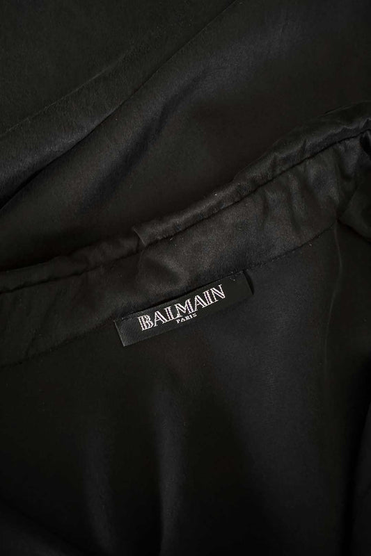 BALMAIN Bluse Seide XS–S theplaincircle vintage