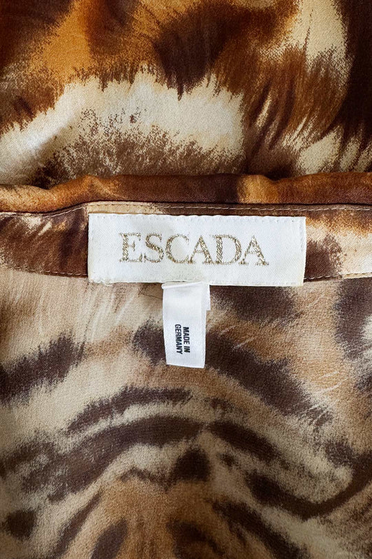 ESCADA Bluse Seide, S–M theplaincircle vintage