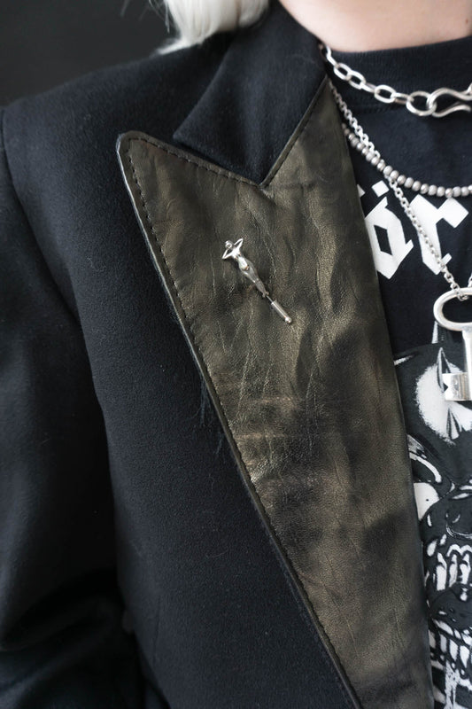 Smokingblazer cropped S–M theplaincircle vintage