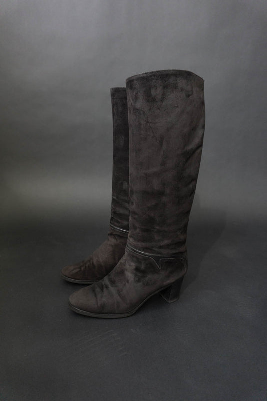 70s Wildleder Stiefel Mima 39,5 theplaincircle vintage
