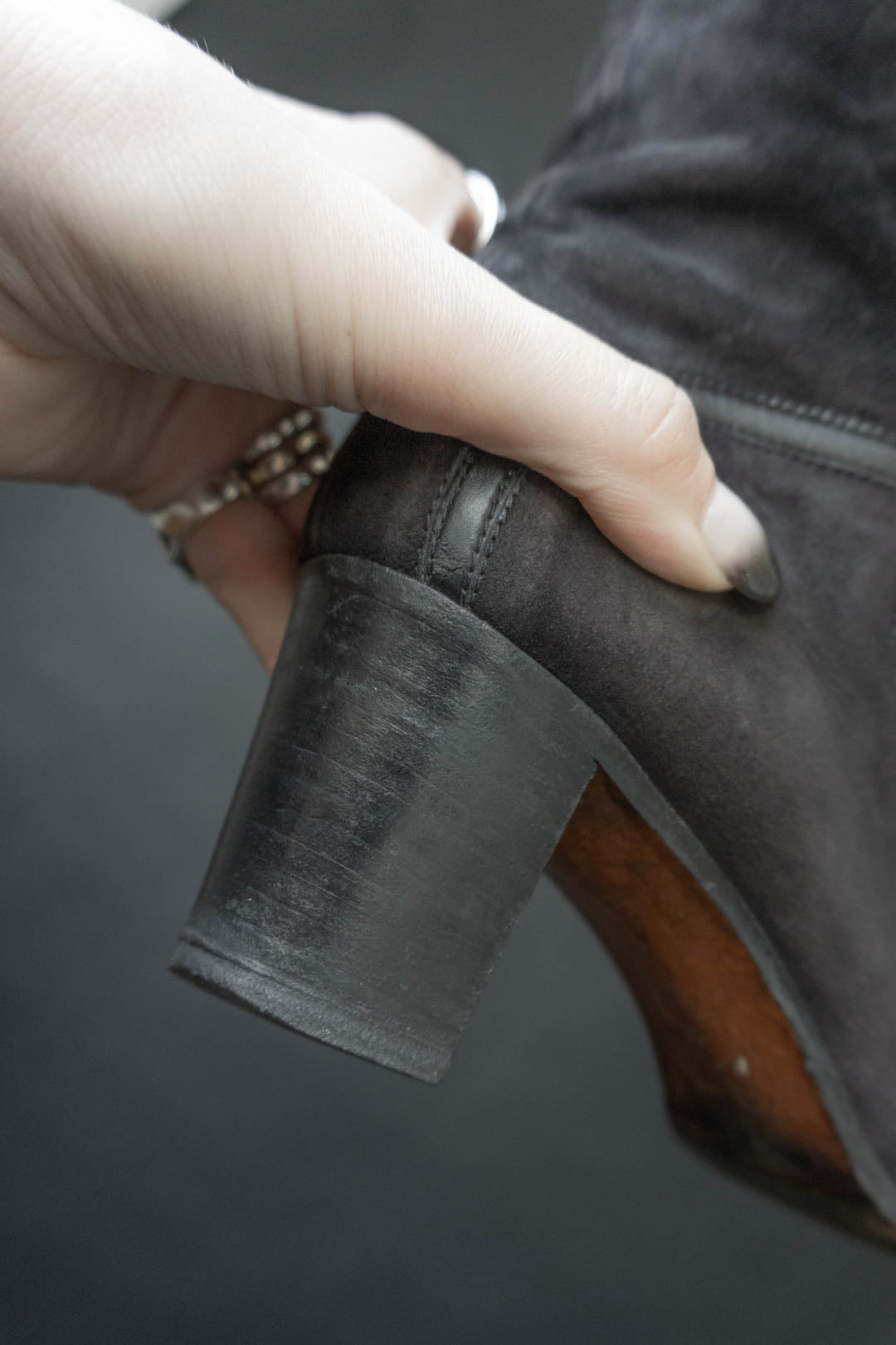 70s Wildleder Stiefel Mima 39,5 theplaincircle vintage