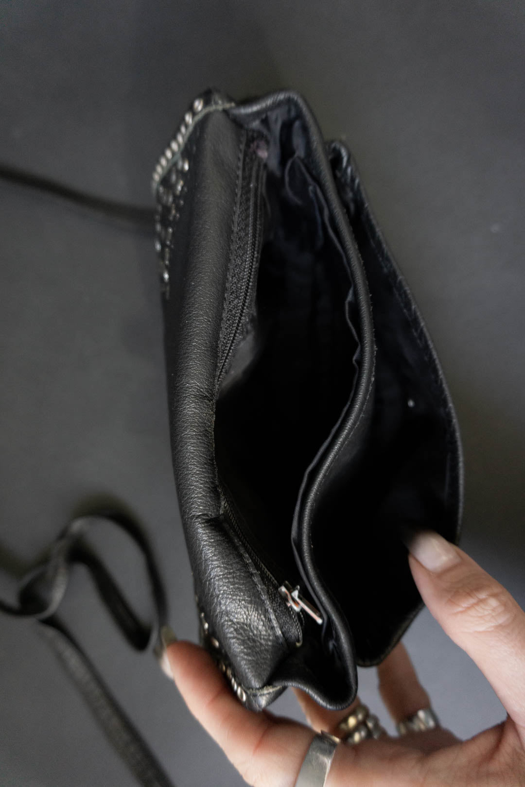 kolster vintage leather bag 80s