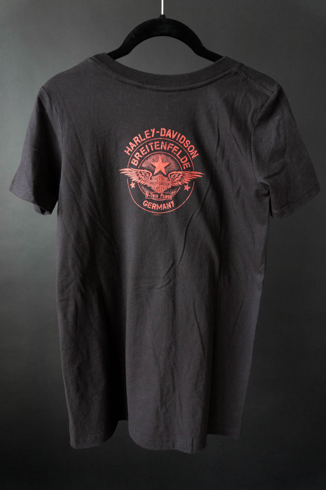 Harley Davidson T-Shirt Schwarz, XS–S theplaincircle vintage