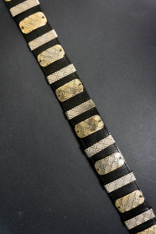 80s Gürtel Schwarz, S–M theplaincircle vintage