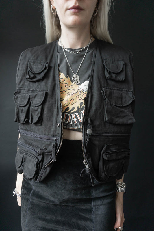 –Personal Archive– Combat Weste Schwarz, S–L theplaincircle vintage