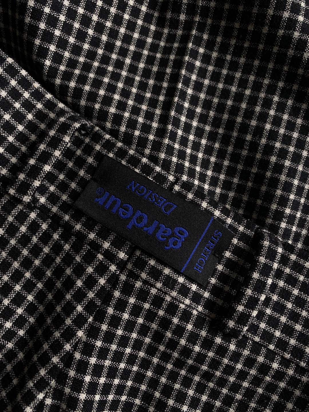 Gardeur Bundfaltenhose kariert M - theplaincircle vintage