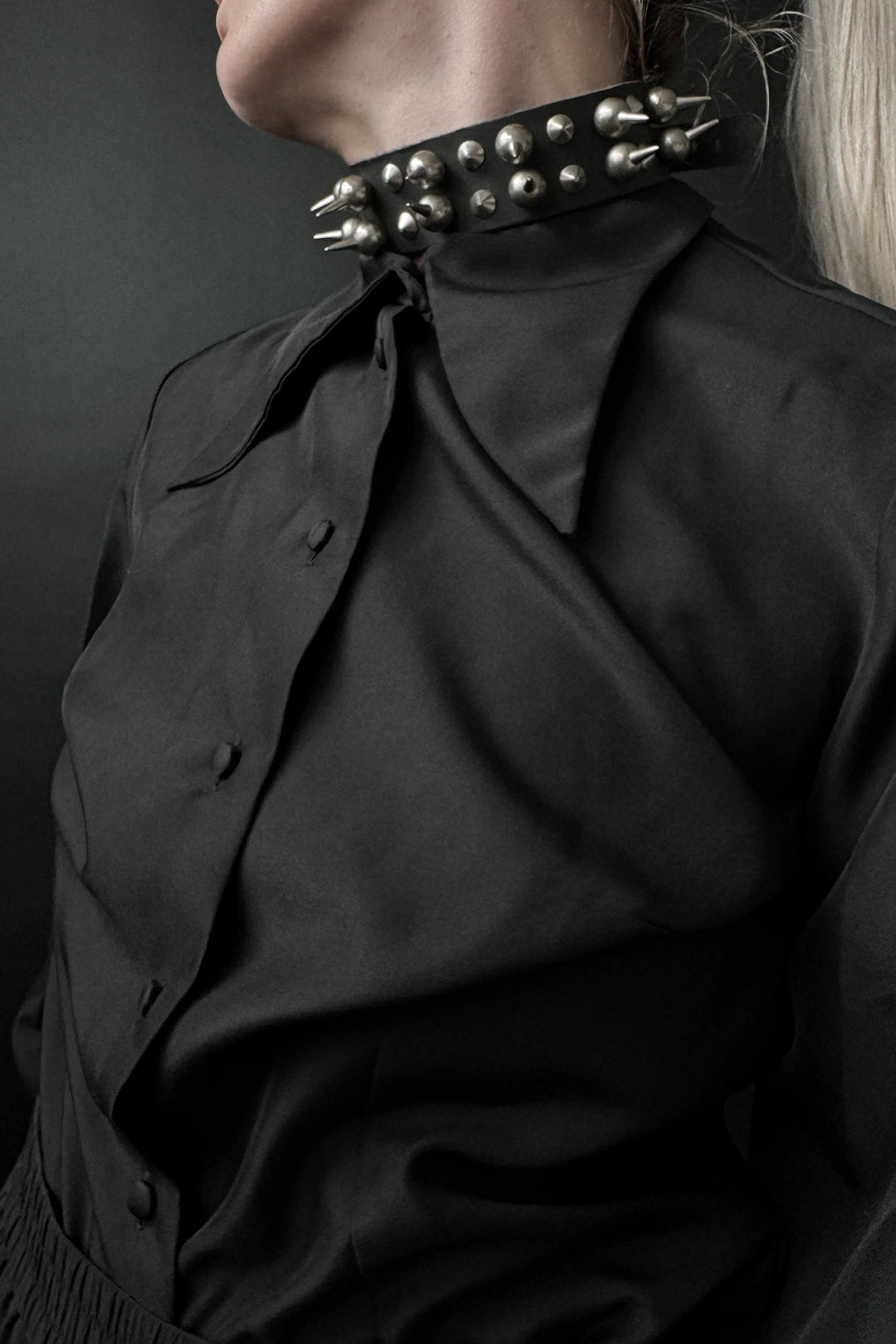 80s Choker Nieten theplaincircle vintage