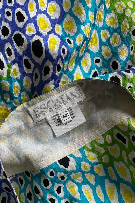 Bluse ESCADA Animalprint M–L theplaincircle vintage