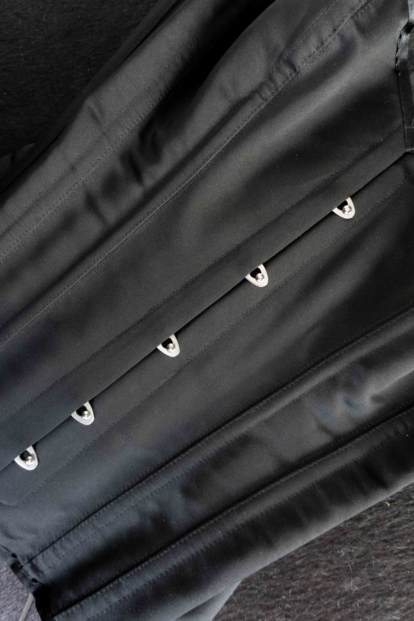 Designer Korsett schwarz – Revanche de la Femme, 38 theplaincircle vintage