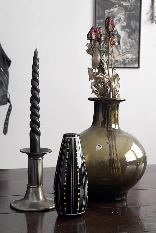 Vintage Glasvase von Poschinger – Kristallglas (70s/80s) theplaincircle vintage