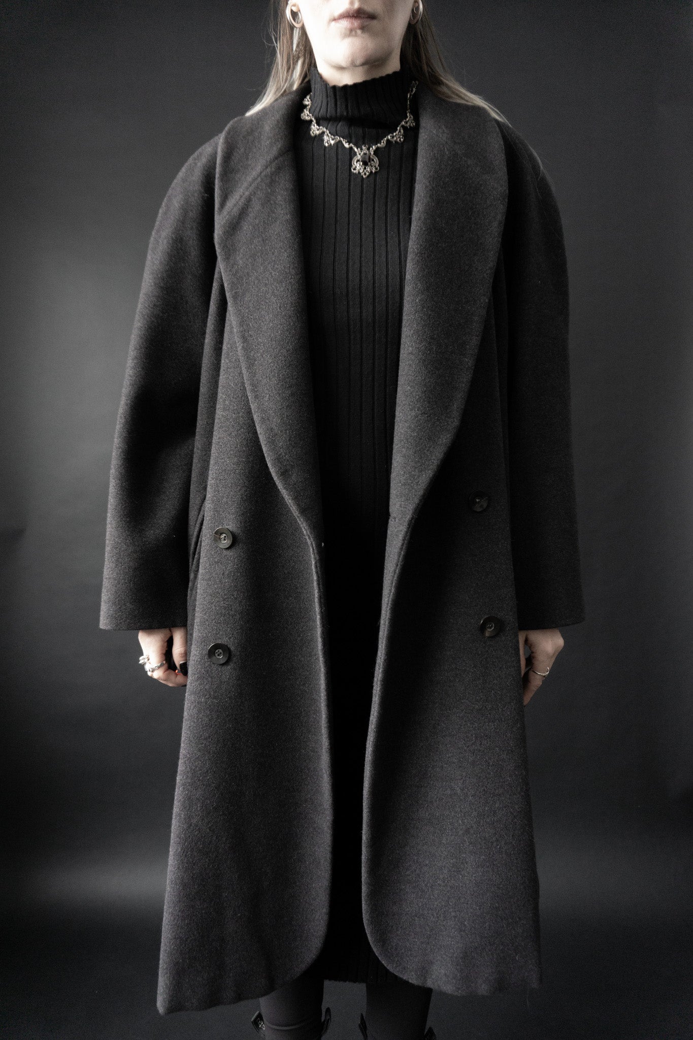 80s vintage Escada Premium Wollmantel