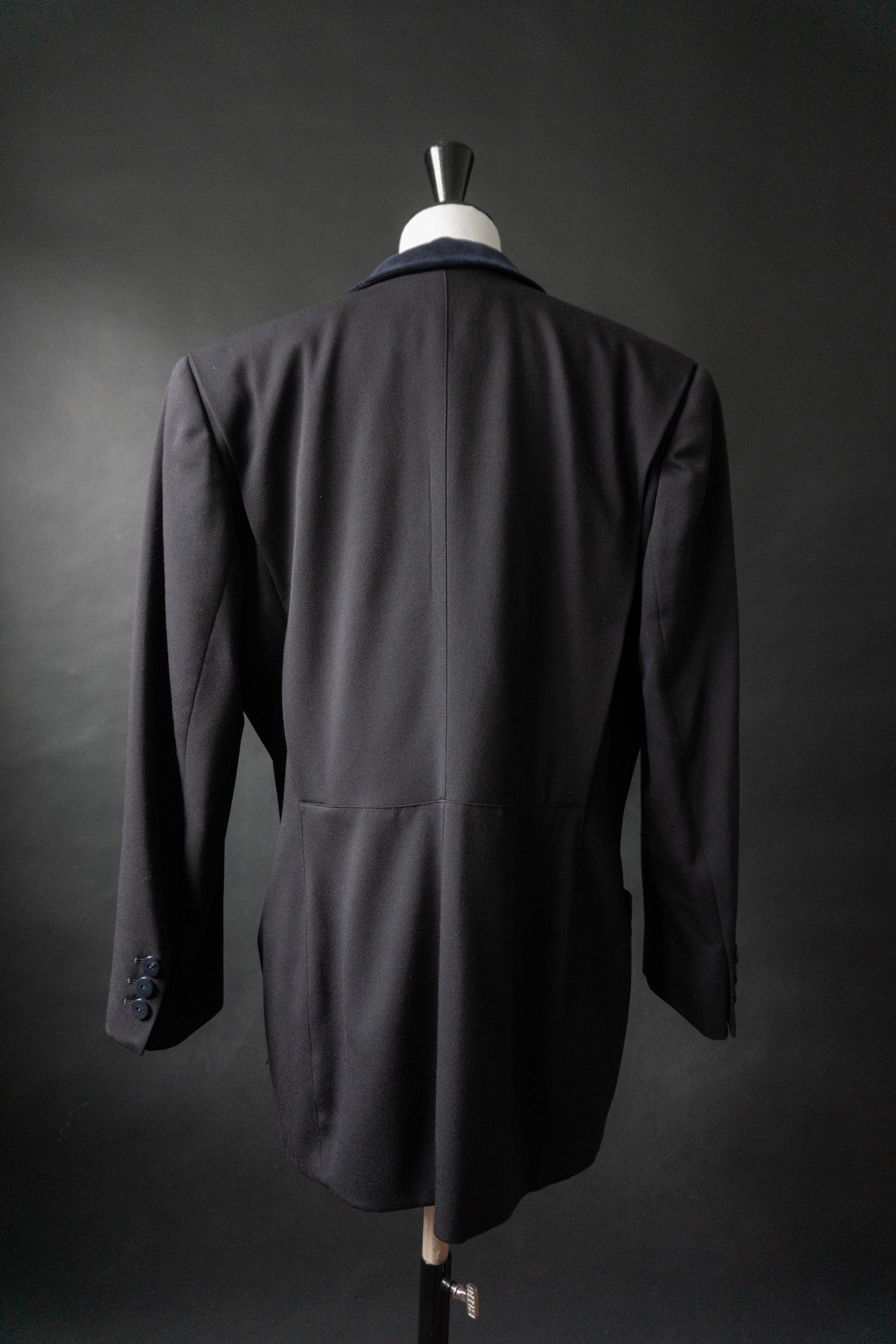 Vintage Escada Blazer Plus Size Navy Schurwolle 80er