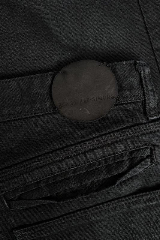 Vintage RAF by Raf Simons Jeans, Black Denim, Archive Fashion, 34