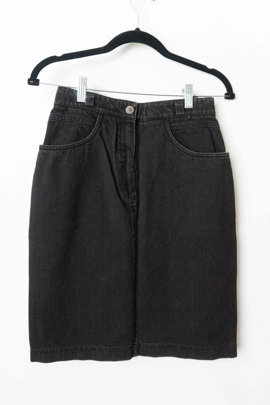 Jeansrock Grau XS theplaincircle vintage