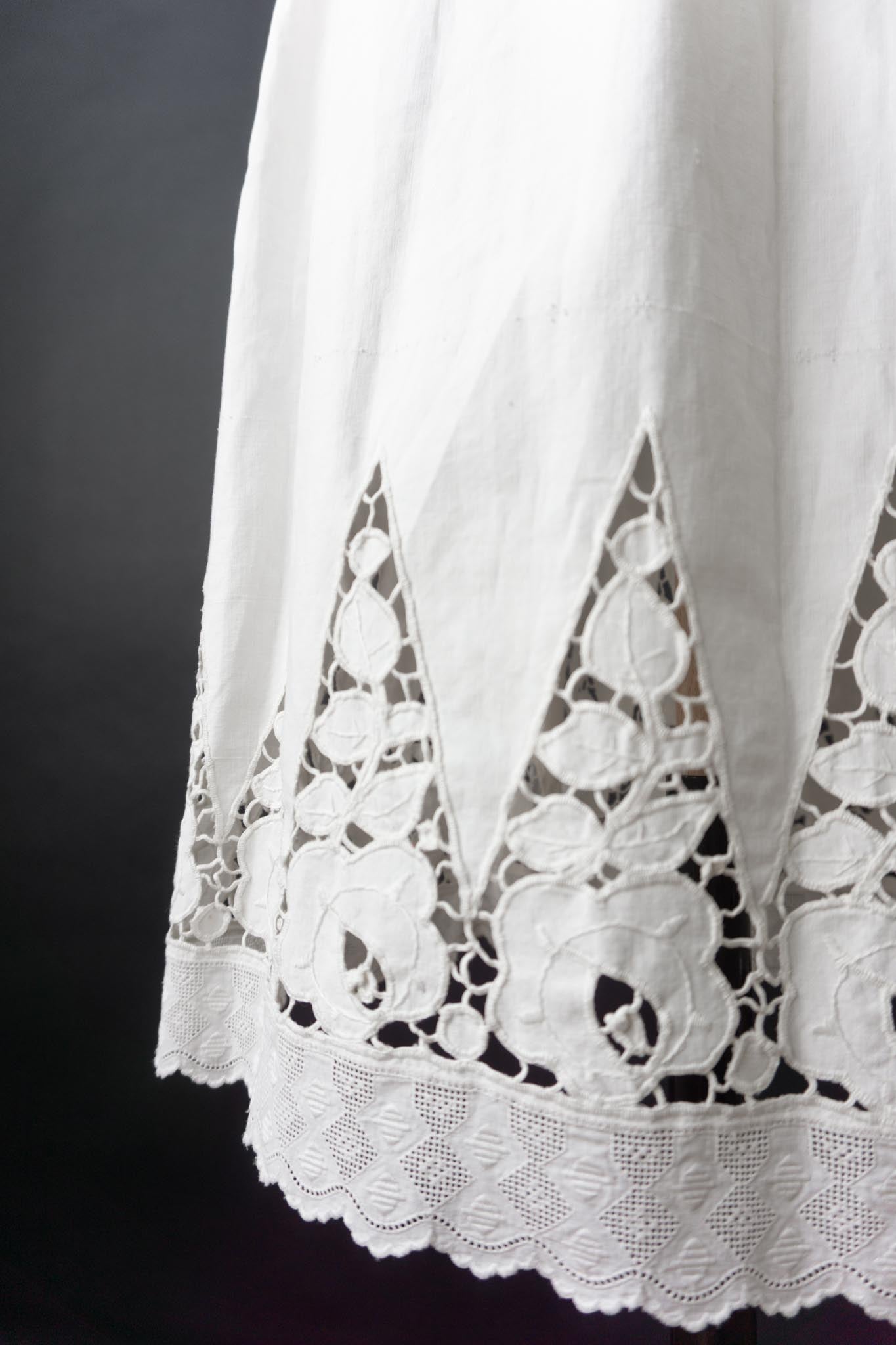 Summer Dress White Antique