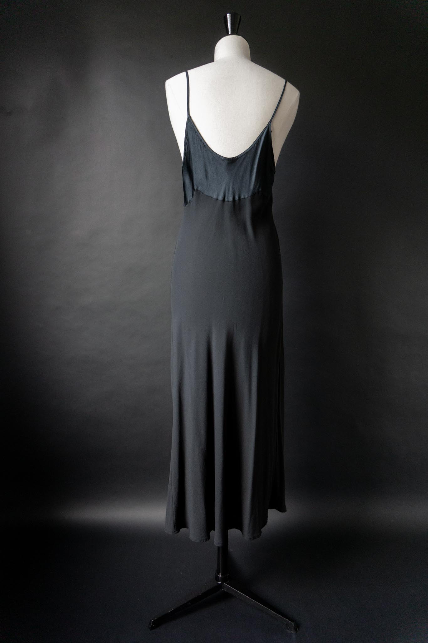 Vintage Slipdress Seide, S–M