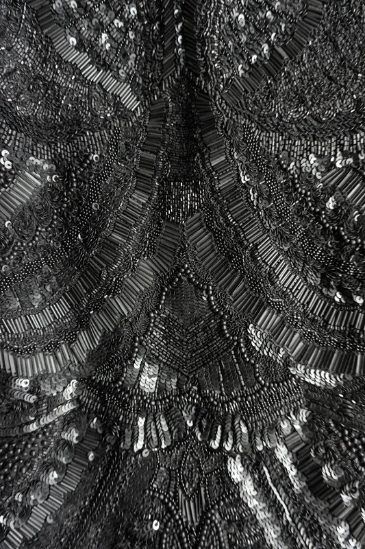 Kleid Pailetten Spitalfields, M–L