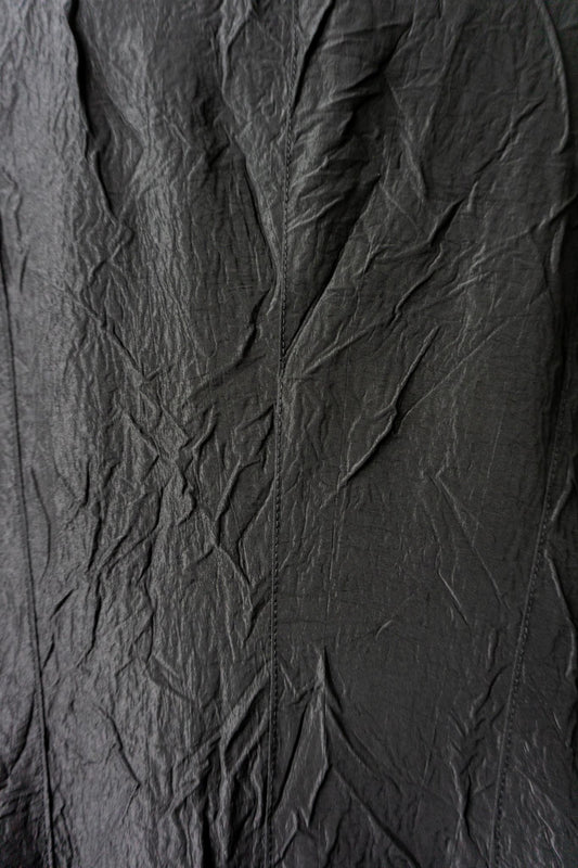 Vintage Goth Mantel, Crinkle, Avantgarde, M–XXL