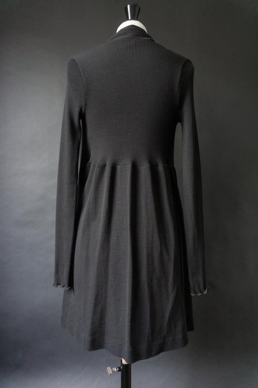 Vintage Cardigan, Wolle & Seide mit Schalkragen, XS–M