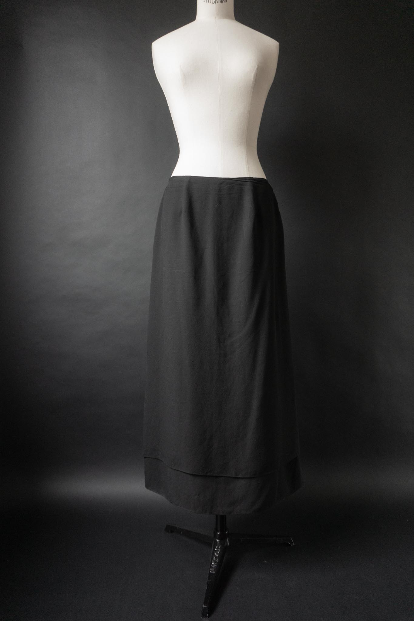 Vintage Laura Ashley Seidenrock, S–M